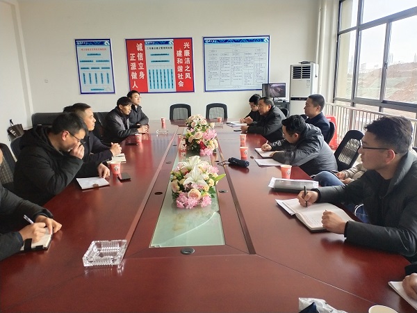 六安项目公司组织发展春节前施工安全大查抄