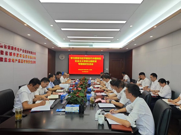 安徽J9集团地产集团本部第一党支部召开主题教育专题组织生涯会